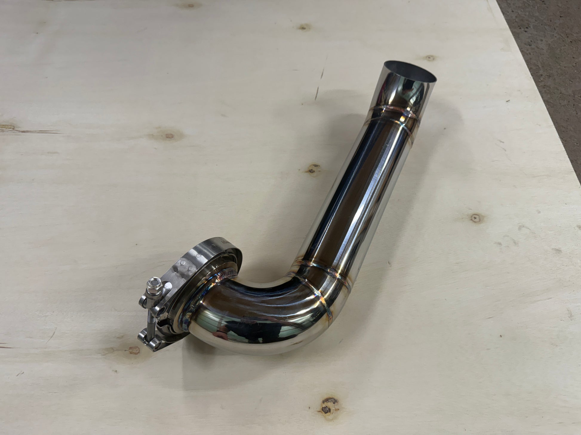 2003-2007 F250-F350 6.0 Hood Stack Exhaust Tig Welded .065 Wall Stainless Steel